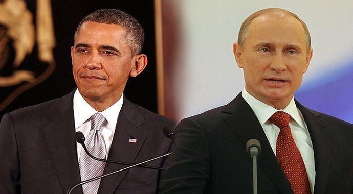 Putin ile Obama Ukrayna'yı görüştü Putin ile Obama Ukrayna'yı görüştü