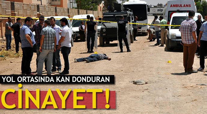 Kızıltepe&#039;de yol ortasında cinayet!