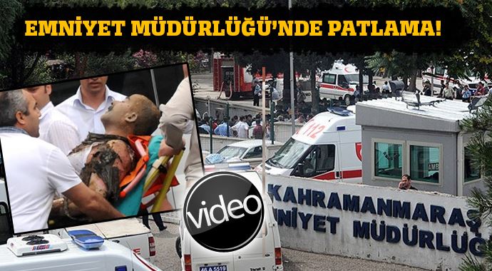 Emniyet Müdürlüğü'nde patlama! Emniyet Müdürlüğü'nde patlama!