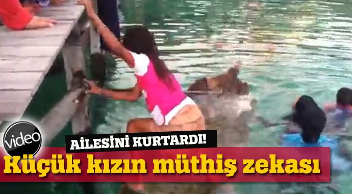 Küçük kız ailesini kurtarmak için bakın ne yaptı?