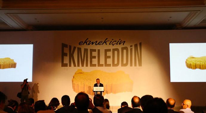 İşte Ekmeleddin İhsanoğlu'nun seçim sloganı İşte Ekmeleddin İhsanoğlu'nun seçim sloganı