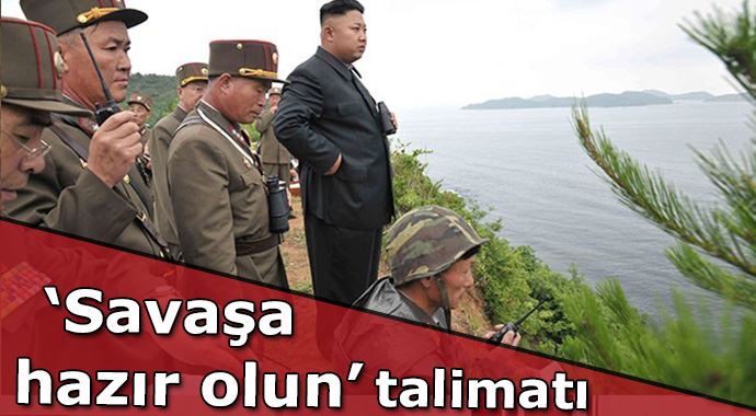 Kuzey Kore&#039;nin liderinden ordusuna hazır olun talimatı