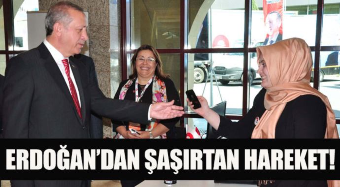 Erdoğan&#039;dan şaşırtan hareket!