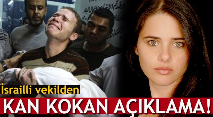 İsrailli vekilden kan donduran açıklama!