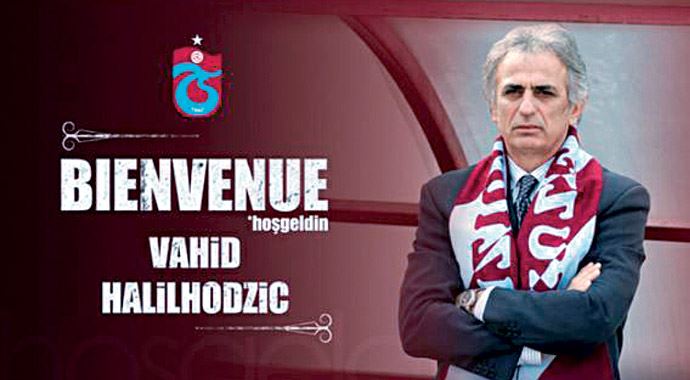 Trabzonspor, Halilhodzic'i borsaya bildirdi Trabzonspor, Halilhodzic'i borsaya bildirdi