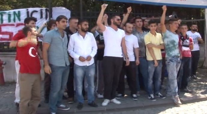 1453 Kartalları&#039;ndan İsrail protestosu