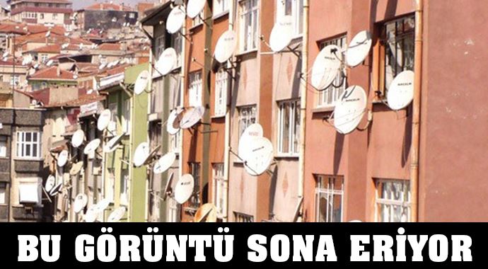 İstanbul&#039;da anten kirliliği sona eriyor