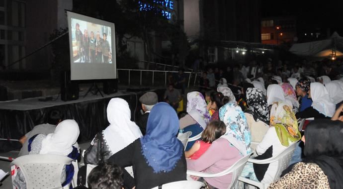 Hakkari&#039;de şaşırtan sinevizyon gösterisi