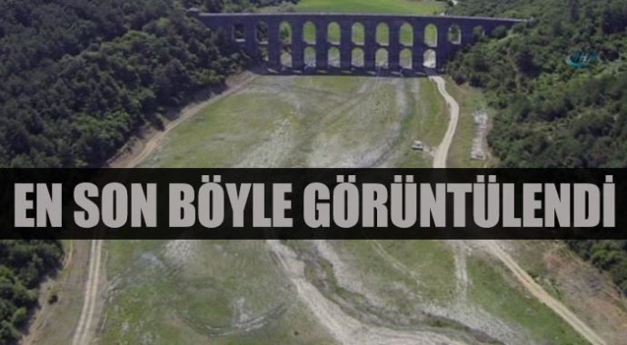 Alibeyköy Barajı&#039;nın son hali tedirgin etti