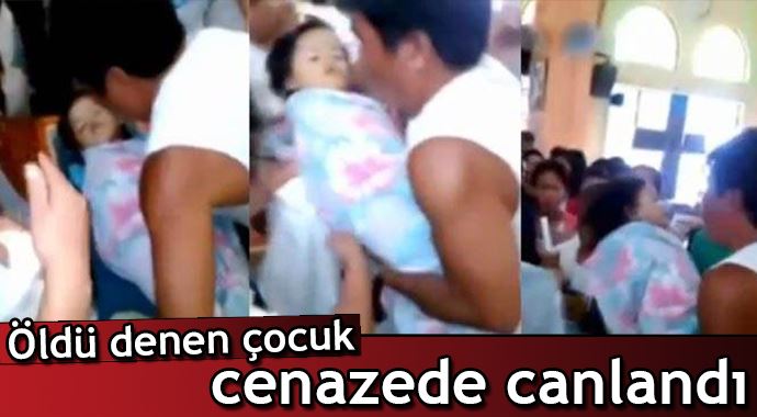 Öldü dedikleri çocuk cenaze töreninde başını oynattı... Öldü dedikleri çocuk cenaze töreninde başını oynattı...