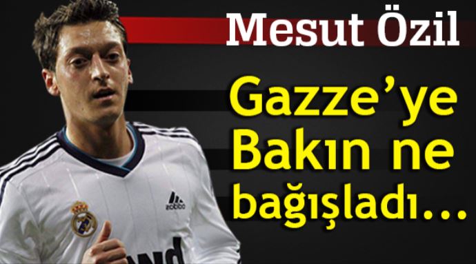 Mesut Özil'den Gazze jesti! Mesut Özil'den Gazze jesti!