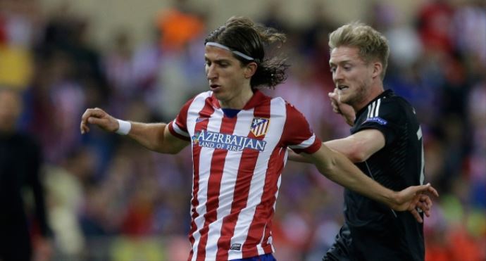 Filipe Luis, Atletico Madrid'e veda etti Filipe Luis, Atletico Madrid'e veda etti