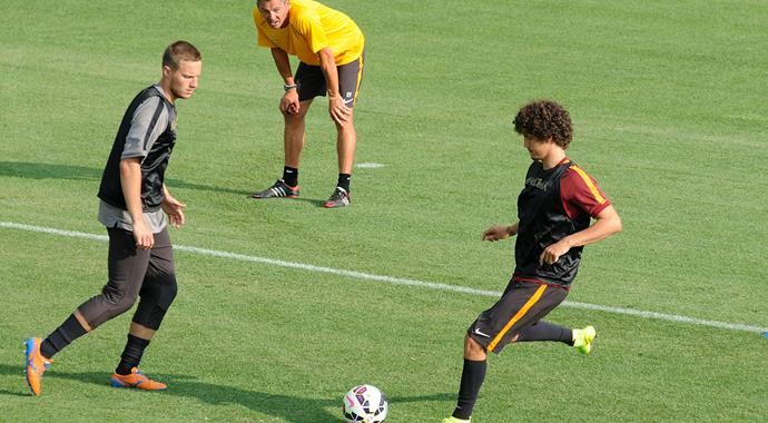 Salih Uçan Roma'da göz doldurdu Salih Uçan Roma'da göz doldurdu