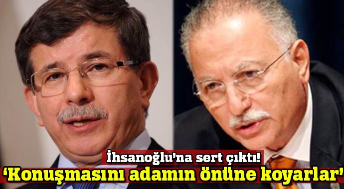 Ahmet Davutoğlu: "Konuşmasını adamın önüne koyarlar" Ahmet Davutoğlu: "Konuşmasını adamın önüne koyarlar"