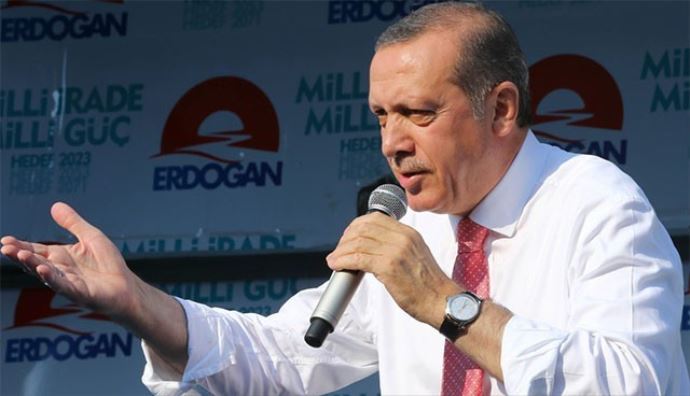 Erdoğan'ın mitingi öncesi 'tweet' gözaltısı 