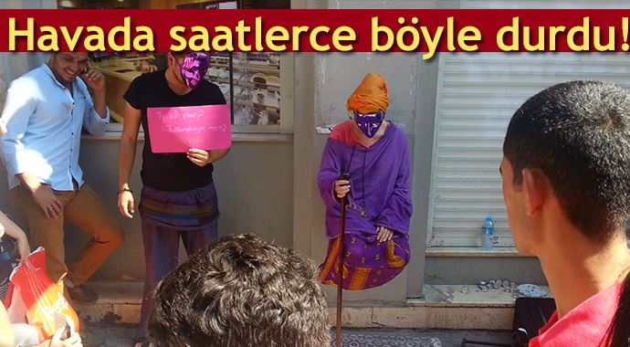 Bu adam havada durabiliyor