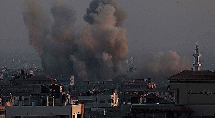 Gazze'de ölü sayısı 573'e yükseldi