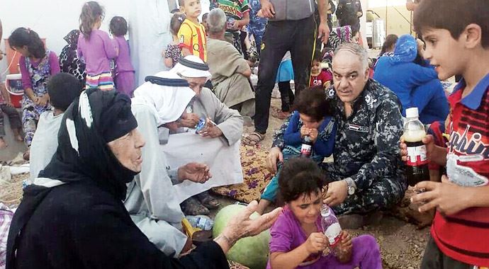 Türkmenler 50 derece sıcaklıkta göç ediyorlar