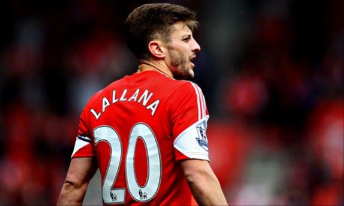 Lallana 6 hafta yok