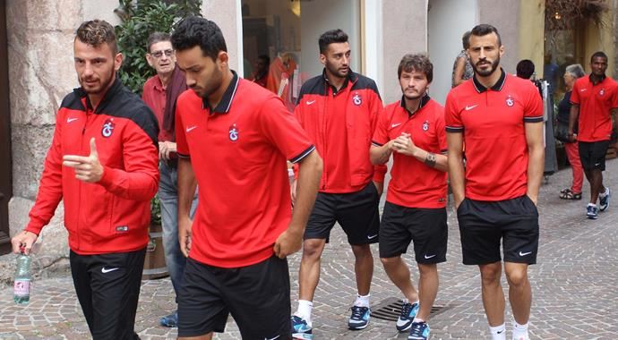 Trabzonspor idman değil gezi yaptı Trabzonspor idman değil gezi yaptı