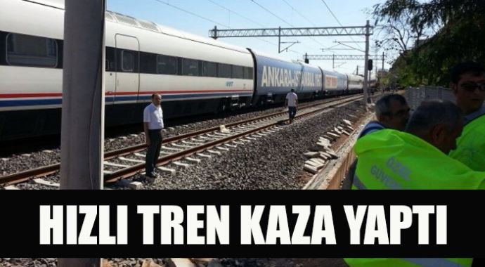 Yüksek Hızlı Tren, test sürüşünde kaza yaptı Yüksek Hızlı Tren, test sürüşünde kaza yaptı
