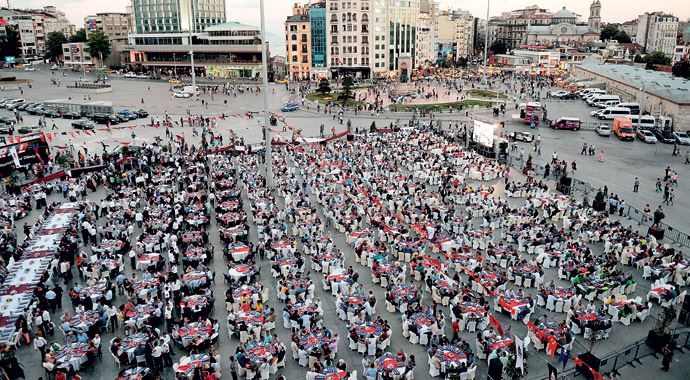 Gezi'de iftar Gezi'de iftar