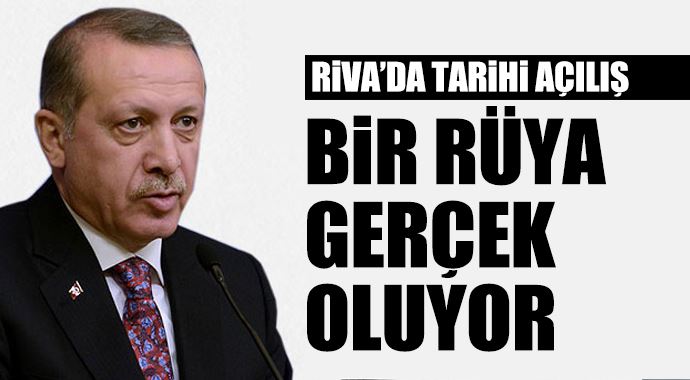 Riva'daki tarihi açılışta konuştu