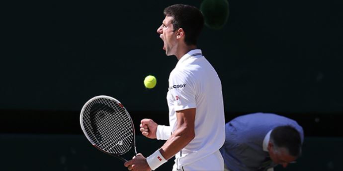 Wimbledon'da ilk finalist Djokovic