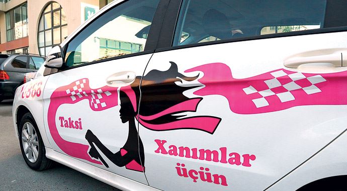 Hanımlara özel taksi