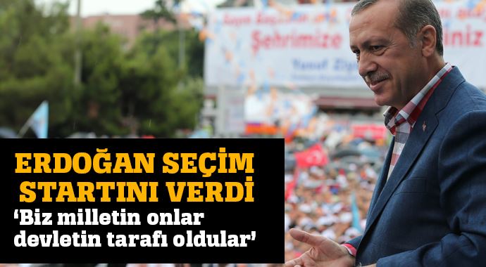 Erdoğan 'Dedikodu yayıyorlar'