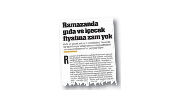 Ramazanda zam furyasına et de katıldı Ramazanda zam furyasına et de katıldı