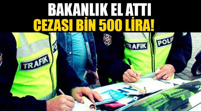 Bakanlık devreye girdi! Bin 500 lira ceza yolda