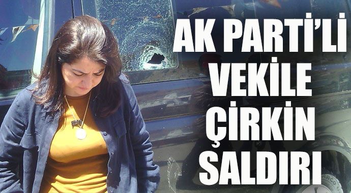 AK Partili vekile oy kullandığı okulda taşlı saldırı AK Partili vekile oy kullandığı okulda taşlı saldırı