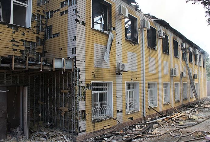 Donetsk'te çatışmalar devam ediyor Donetsk'te çatışmalar devam ediyor