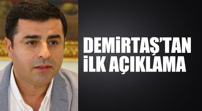 Demirtaş'tan seçim sonrası ilk açıklama Demirtaş'tan seçim sonrası ilk açıklama