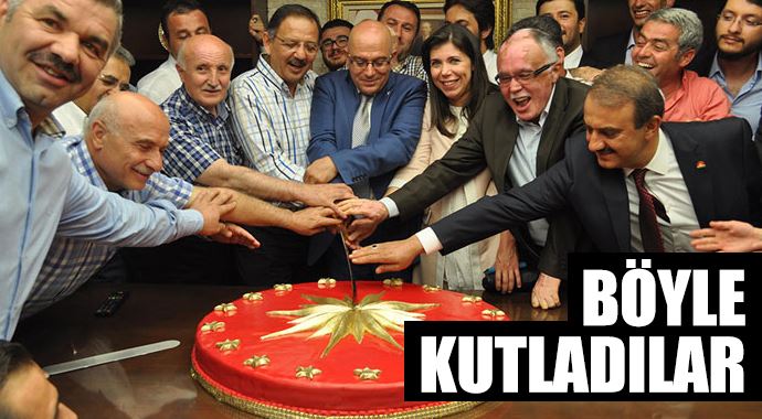 Böyle kutladılar Böyle kutladılar