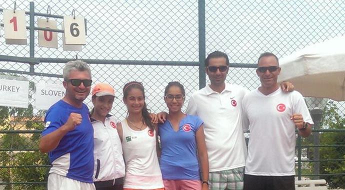 Millilerimiz Tenis'te Avrupa üçüncüsü oldu 