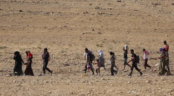 Yezidilerin "ölüm yürüyüşü"