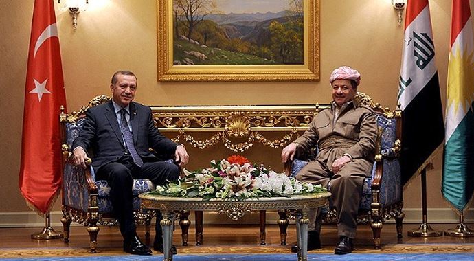 Mesut Barzani Erdoğan'ı tebrik etti Mesut Barzani Erdoğan'ı tebrik etti