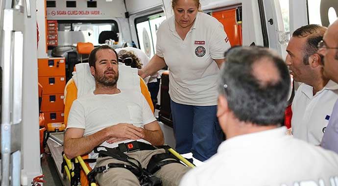 Yaralı ABD&#039;li gazeteciler İstanbul&#039;da 