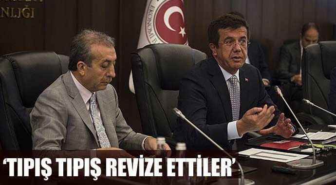 Bakan Zeybekçi: &#039;Tıpış tıpış yukarı revize ettiler&#039;
