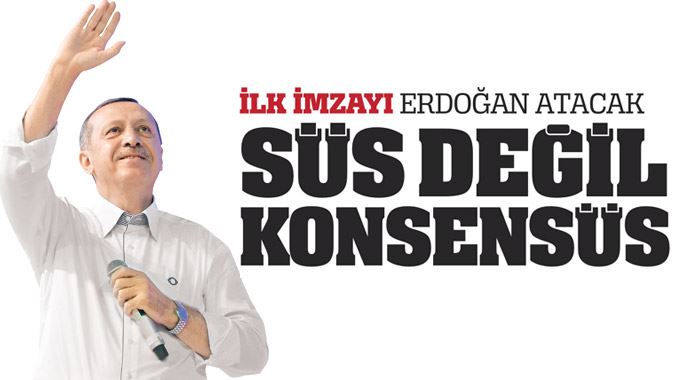 İlk imzayı delege sıfatıyla Erdoğan atacak! İlk imzayı delege sıfatıyla Erdoğan atacak!