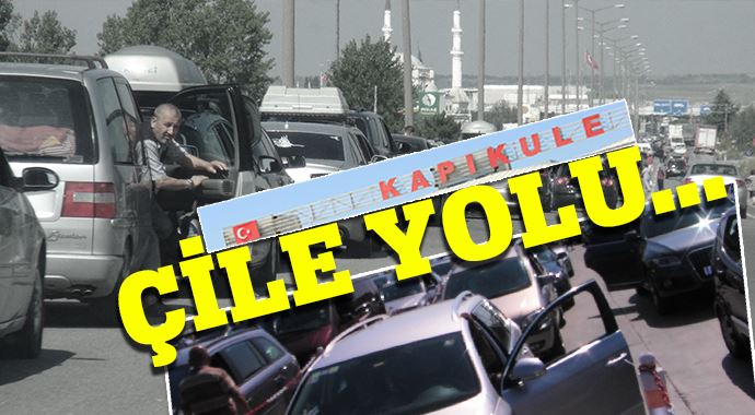 Kuyruğu gümrüğün dışına taştı