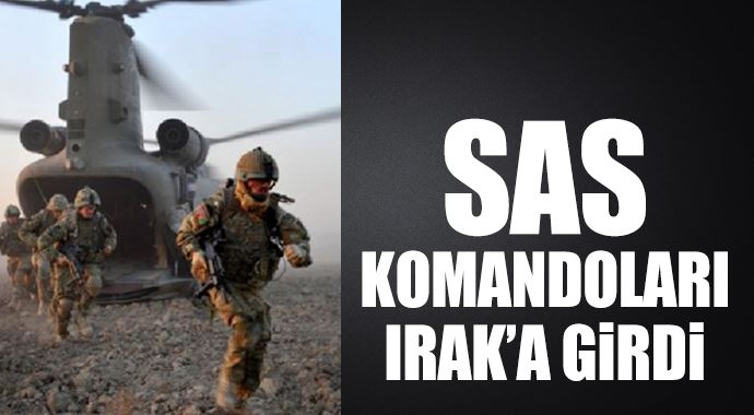 İngiliz SAS komandoları istihbarat için Sincar&#039;da