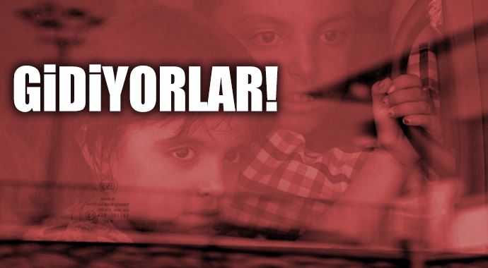 Gidiyorlar!