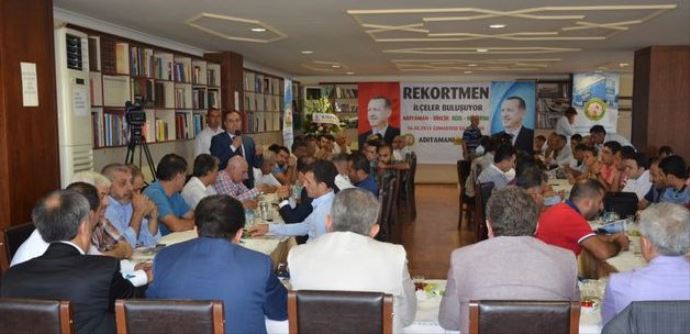 Oy rekortmeni ilçeler buluştu Oy rekortmeni ilçeler buluştu