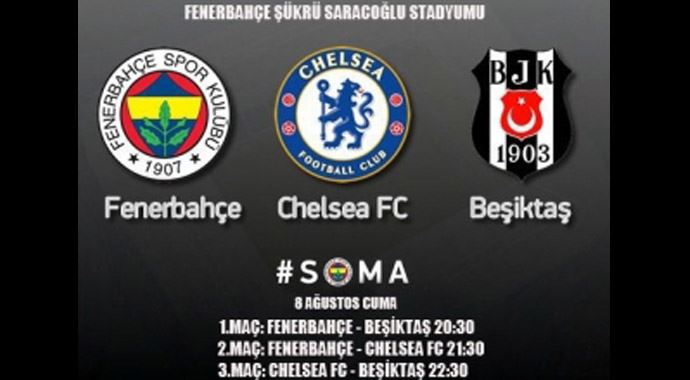 Fenerbahçe ,Chelsea ve Beşiktaş maçlarının bilet fiyatları açıklandı Fenerbahçe ,Chelsea ve Beşiktaş maçlarının bilet fiyatları açıklandı