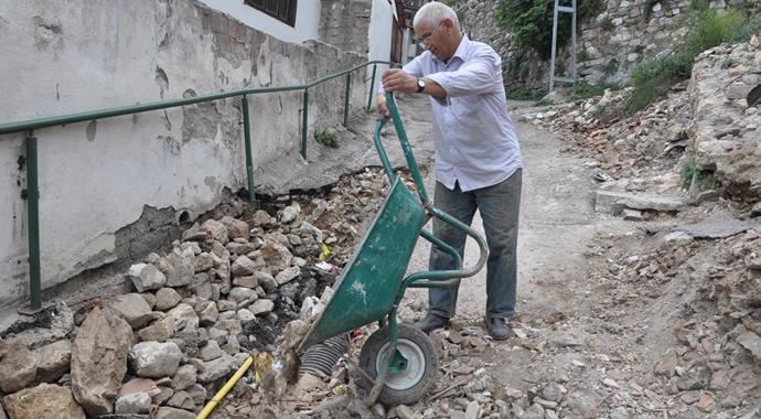 Bursa&#039;da selden sonra korkutan görüntü