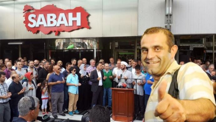 Sabah gazetesinde acı tören Sabah gazetesinde acı tören