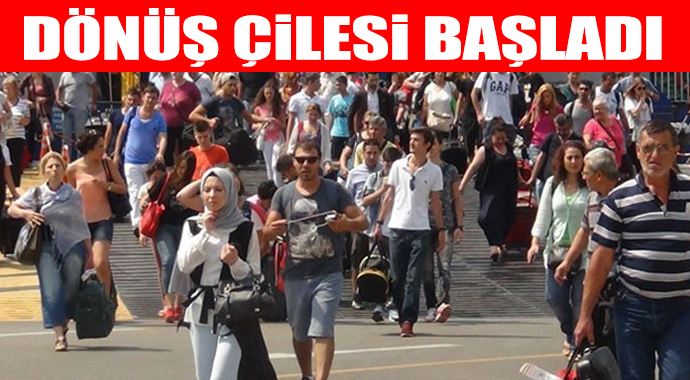 Dönüş çilesi başladı!
